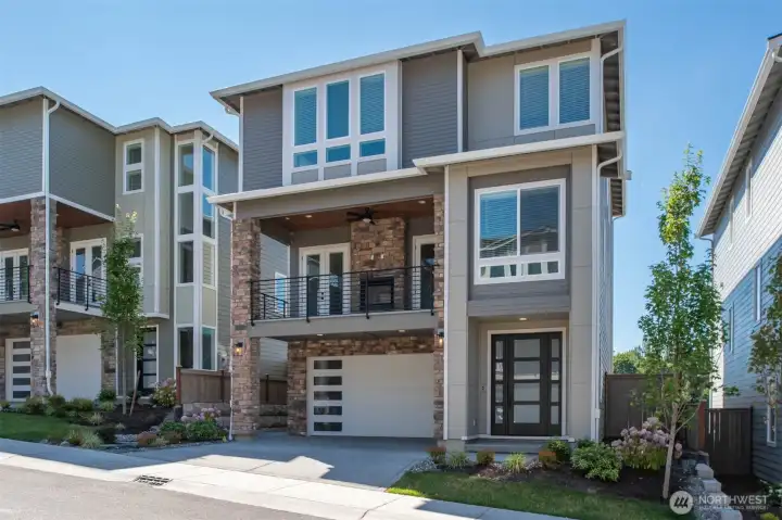 Example of the Cameo floor Plan to be located at 13021 75th Place S, Seattle WA 98178