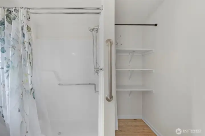 EZ access shower.