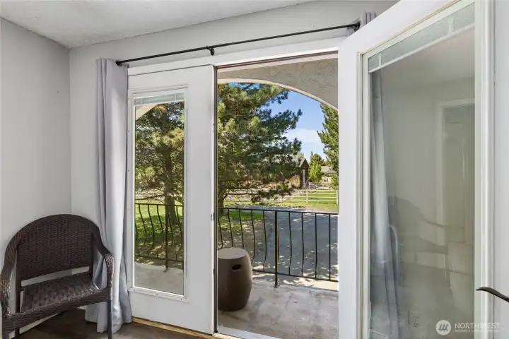 Deck off primary suite.