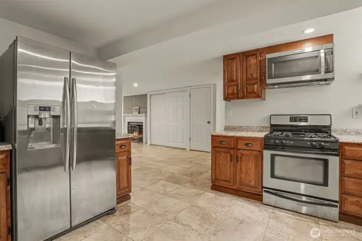 Lower level kitchen