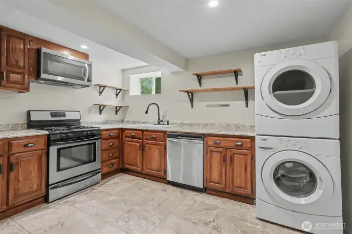 Lower level kitchen