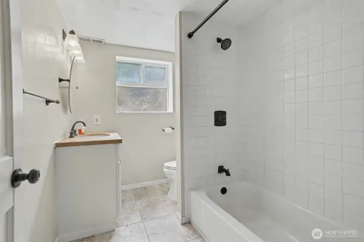 Lower level bathroom