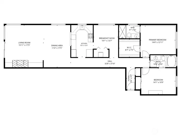 This is a great opportunity to get a LARGE condo, end unit!