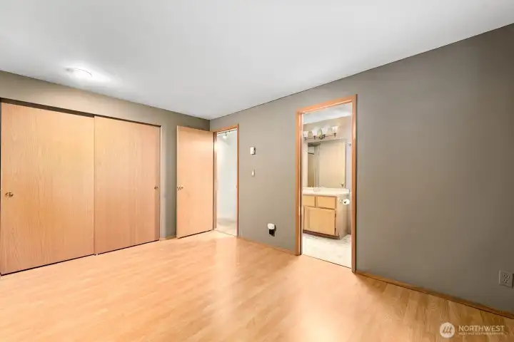 Great storage for the 2nd bedroom too.  And it has an ensuite door to the 2nd bathroom.