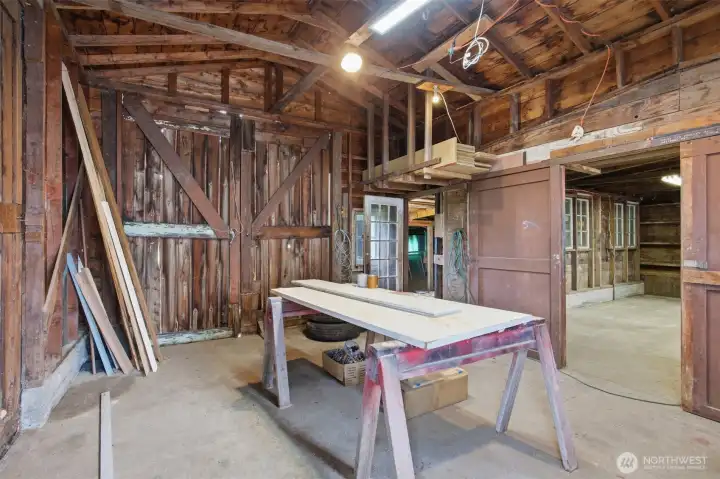 Each section of this shop space opens up to the next space. This is an amazing shop with so much character. Each section of this shop space opens up to the next space. This is an amazing shop with so much character.