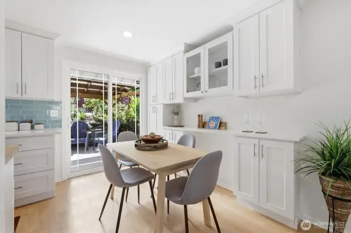 Dining space.