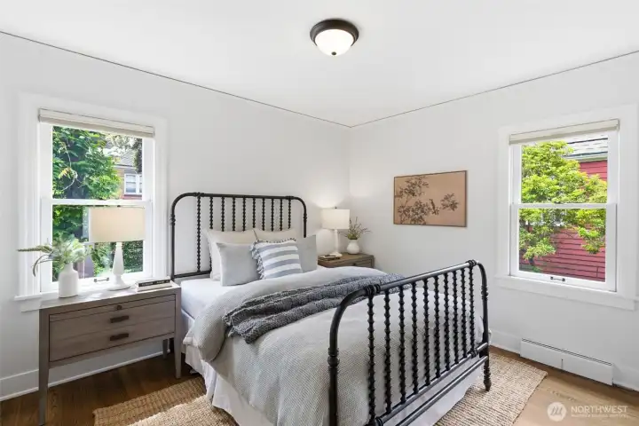 Guest bedroom on main level