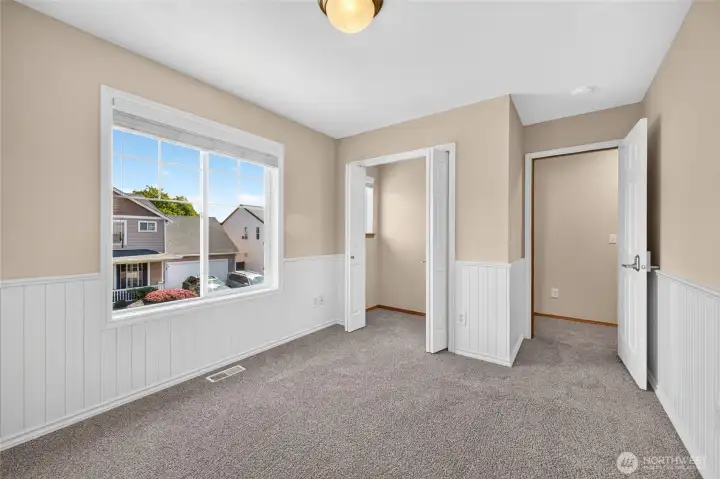 Bedrooms have expanded closets with window for great lighting Bedrooms have expanded closets with window for great lighting
