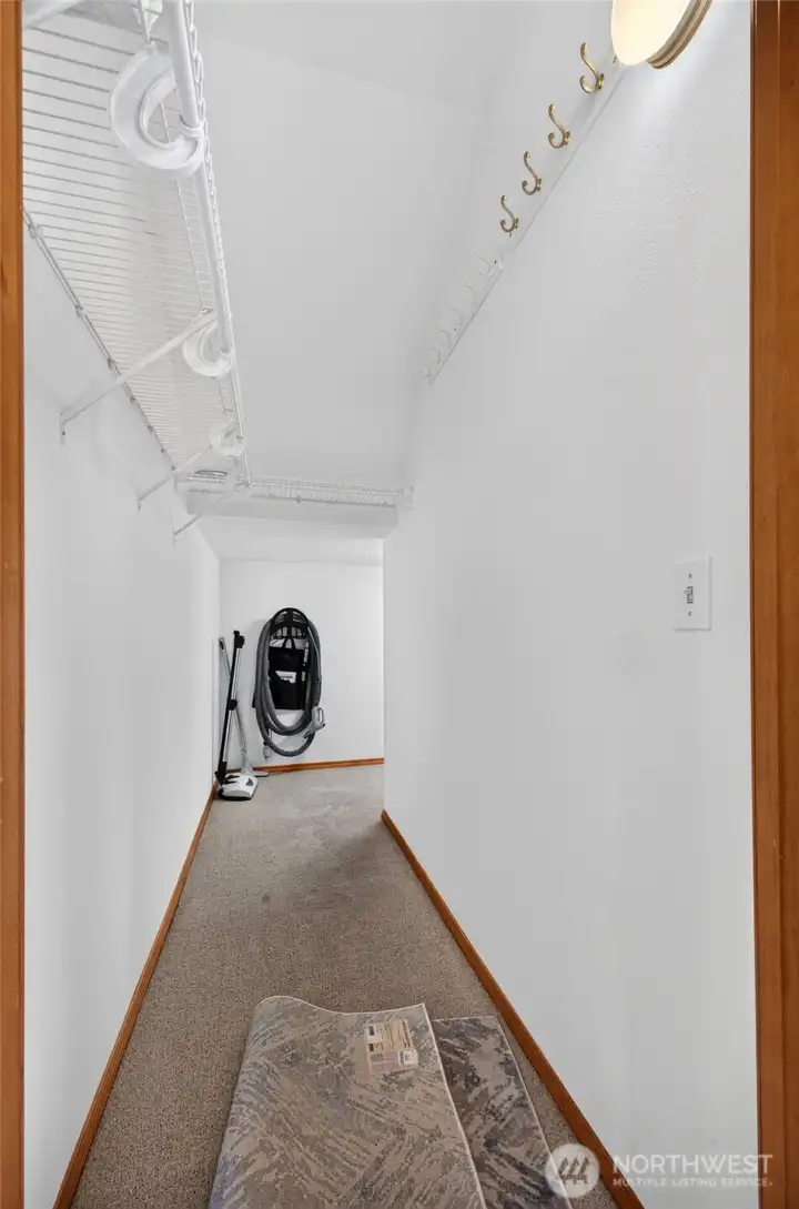 Fantastic “L” shaped storage space under the stairs Fantastic “L” shaped storage space under the stairs