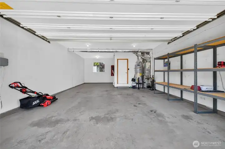 Garage with EV outlet Garage with EV outlet