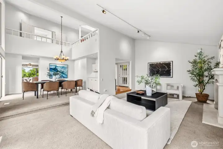 Formal living room and dining room is inviting, open and vaulted Formal living room and dining room is inviting, open and vaulted