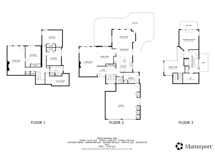 the floor plans, all approximate the floor plans, all approximate
