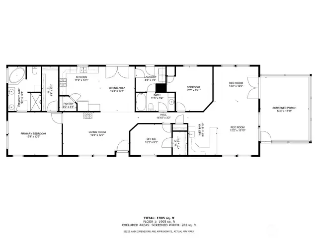 main home floor plan