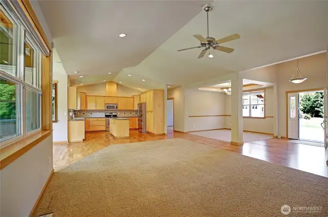 Spacious open floor plan!