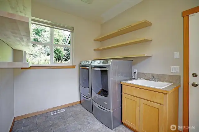 laundry and storage