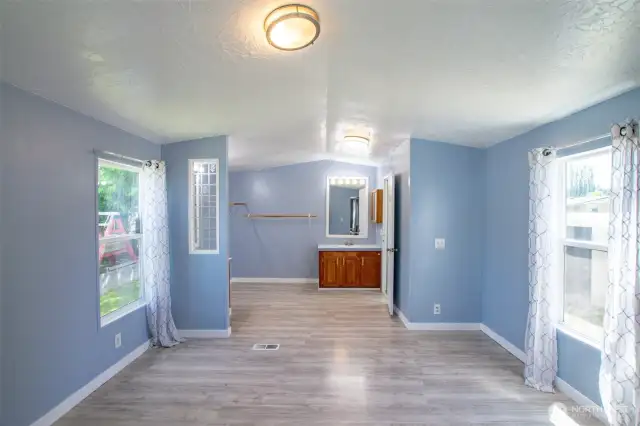 Primary room w/ suite including 3/4 bathroom w/ shower