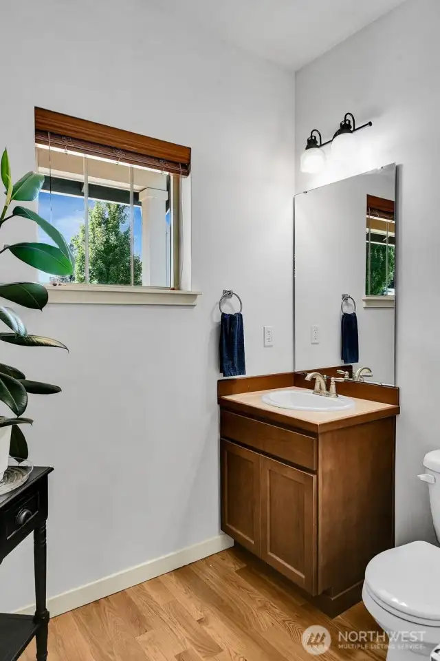 Main floor powder room.