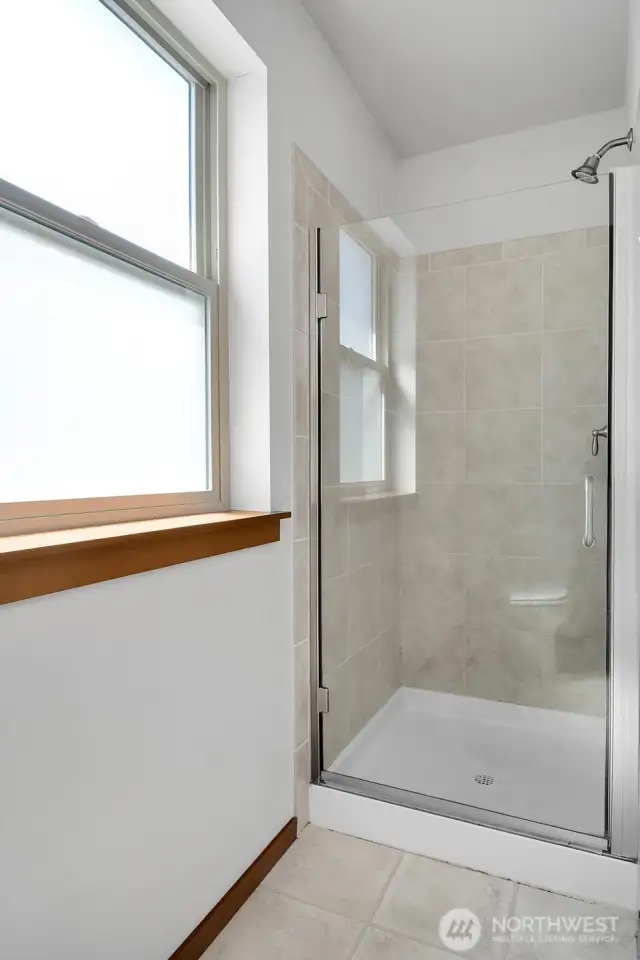 3/4 bath.