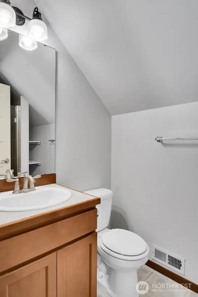 3rd floor 3/4 bath.