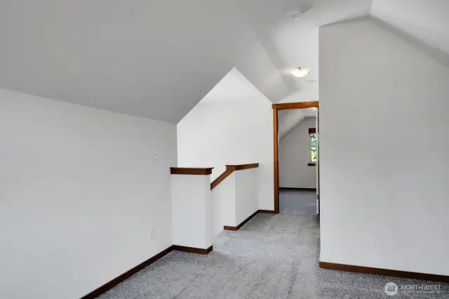 View from Bonus / Flex room looking towards landing and 3rd floor bedroom.