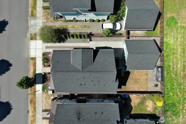 Over head view of lot.