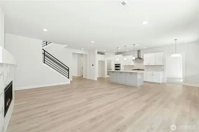 This is a general representation of floor plan and may vary from actual home constructed. Features in photos, upgrades, elevation, materials, dimensions and layout all subject to change without notice.