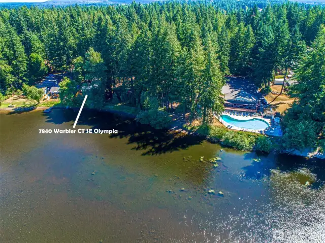 Shows proximity to community pool