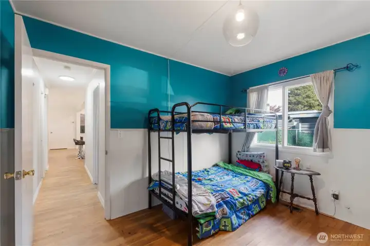 Bedroom 2 is on the main level of the home.