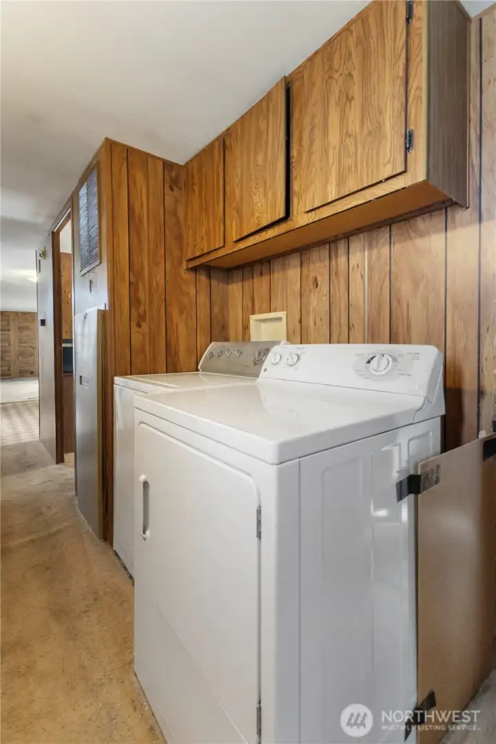 Appliances in the utility area will convey with the home