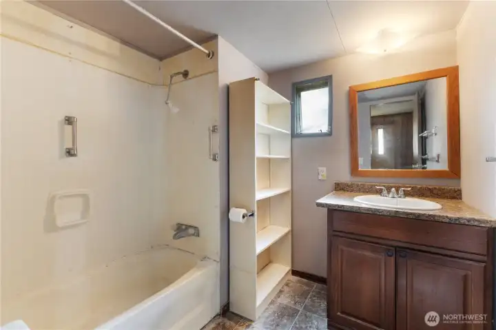 The bathroom