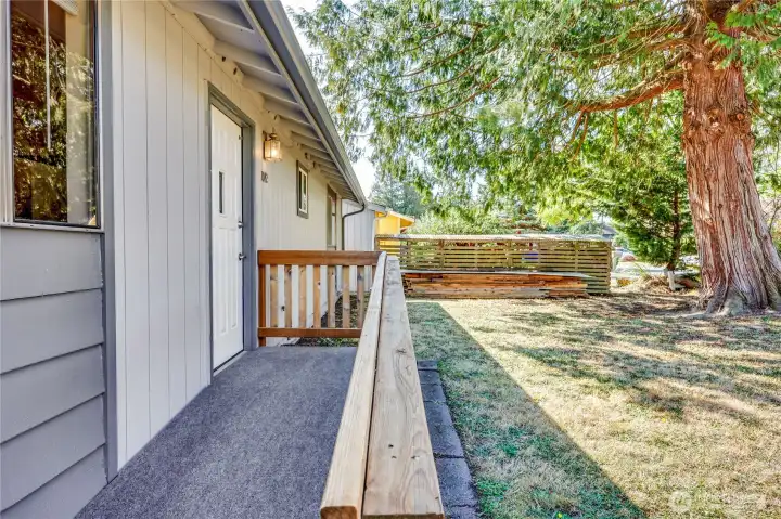 Ramp to the front door