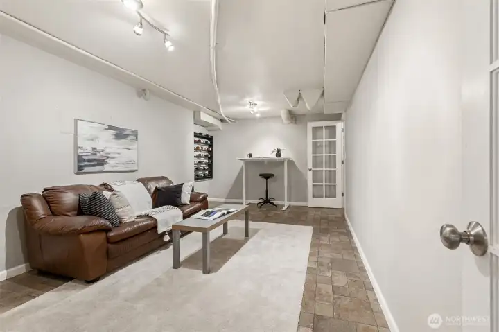 currently used for office space on lower level.