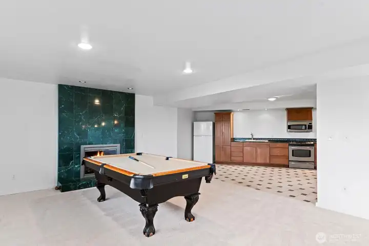 Bonus room, lower level.
