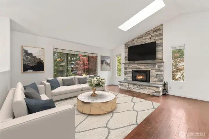 Virtual staging for reference.