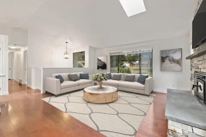 Virtual staging for reference.