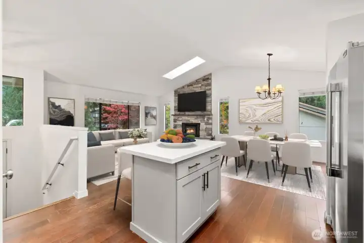 Virtual staging for reference.