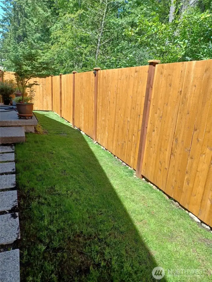 Enjoy this nice  sized back yard.