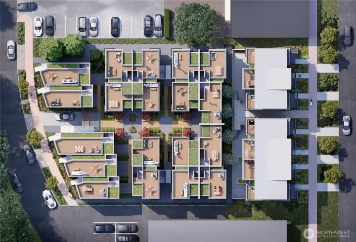 Satellite Rendering of the Site