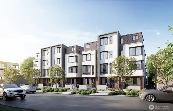 Rendering of Minor Ave E Homes