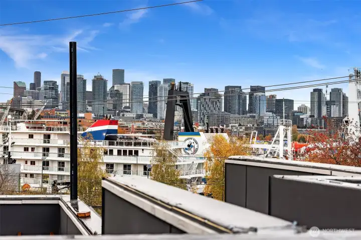 Views are from Various Roof Decks Onsite