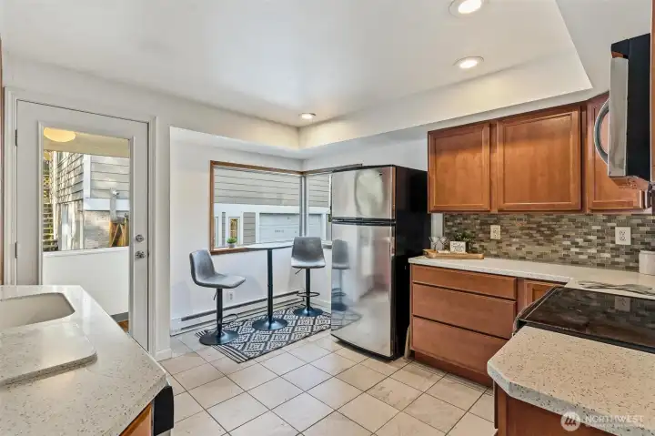 Large open - light filled kitchen