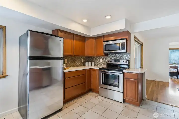 Stainless steel appliances