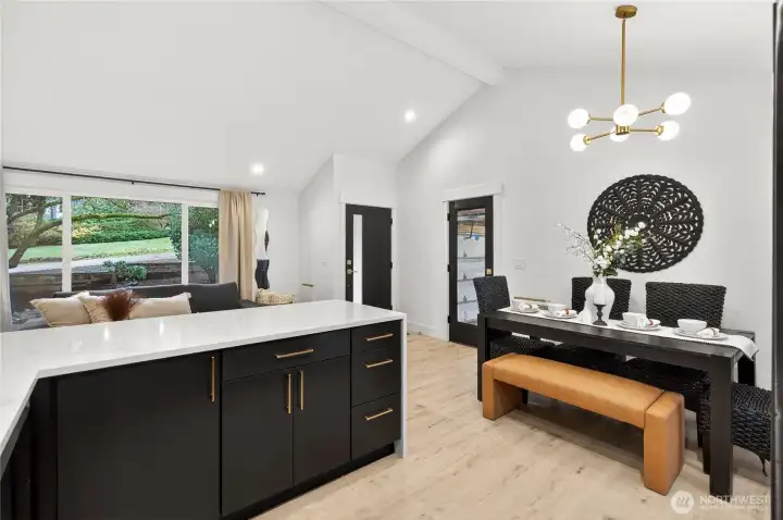 Walkable neighborhood lifestyle puts Town & Country Market, multiple coffee shops, and transit access within minutes of this ideally situated Shoreline property.