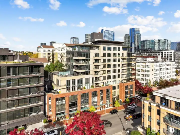 Concrete and steel construction, 10 floors, Concierge and secured parking.