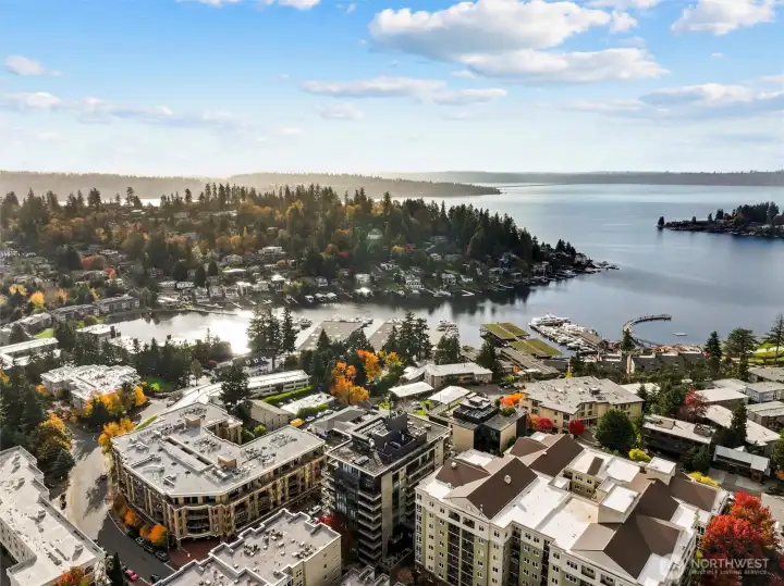 Meydenbauer Bay  close by for your evening strolls along the waterfront.