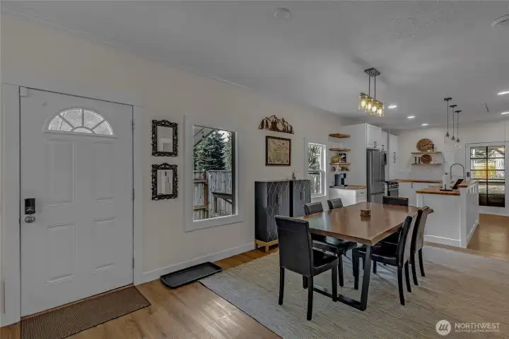 Main house dining area