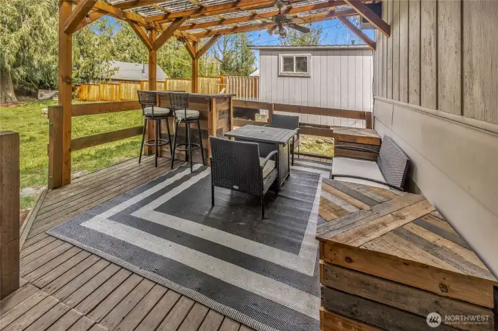 Main house back deck
