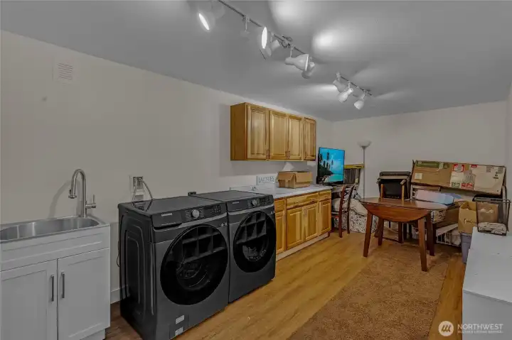 Laundry and storage shed