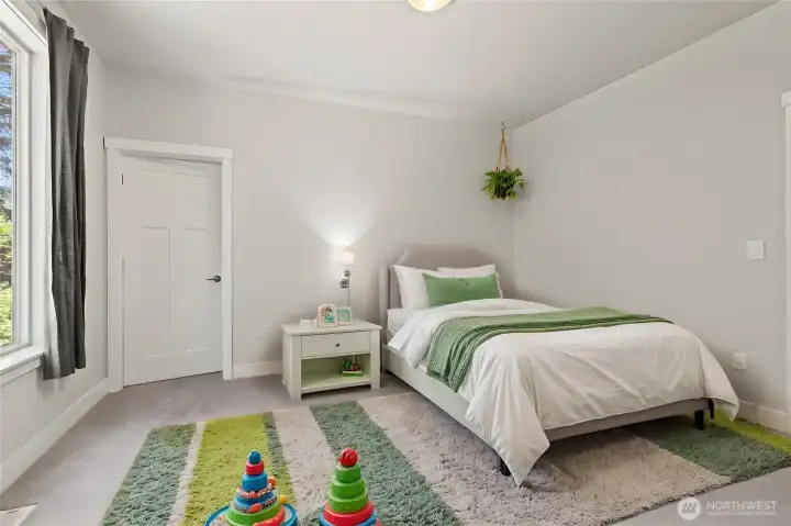 Forth bedroom virtually staged