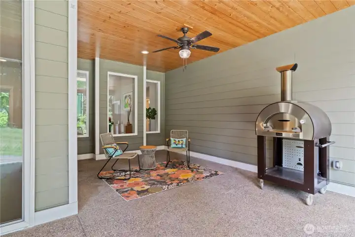 Covered patio